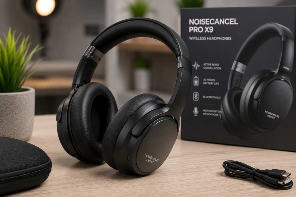 NoiseCancel Pro Headphones X9